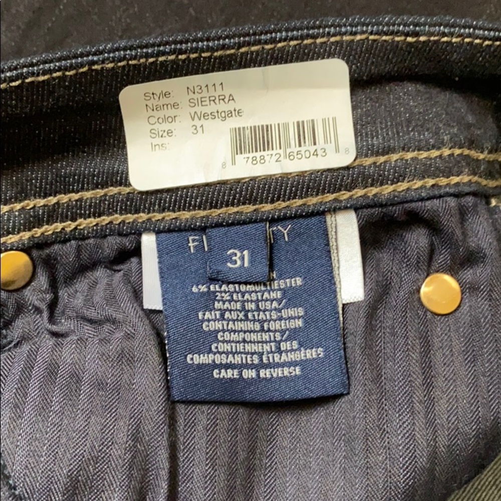 FIDELITY DENIM High Waist Slim Bootcut Jeans Size 31 - Picture 7 of 8
